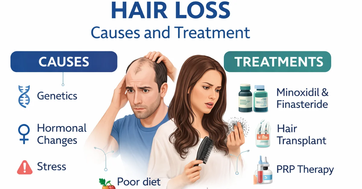 Hair Loss Causes and Treatment Complete Guide for Men and Women